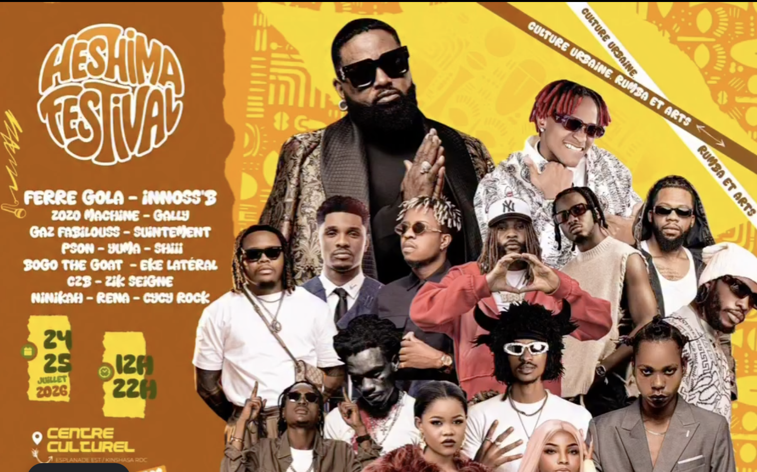 Après son concours de talents, Heshima lance son grand festival à Kinshasa